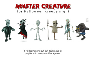 Download Monster Creature - Cut-out - Premium Resources