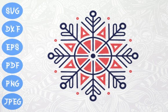 Download Geometric Snowflake SVG for Cricut Craft - Svg for cricut Collection